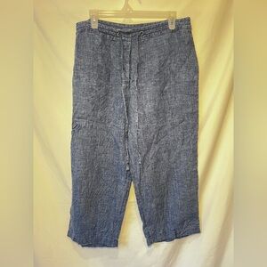 Valerie Stevens Wide Leg Crop Pants Size 14W